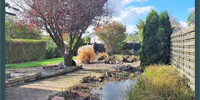 Blick in den Gartenbereich