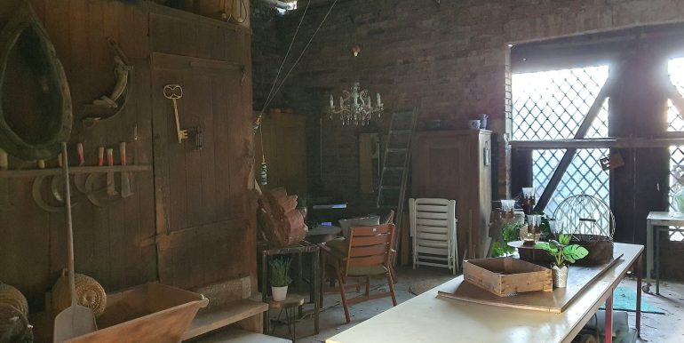 Blick in die Scheune