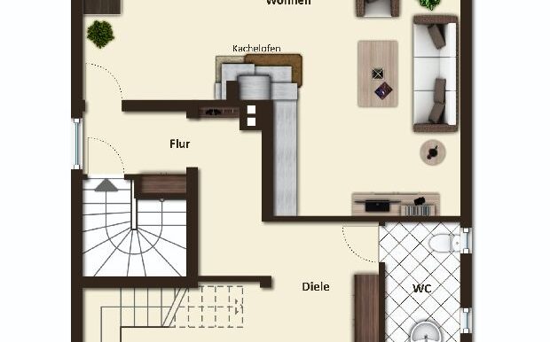 Grundriss Obergeschoss