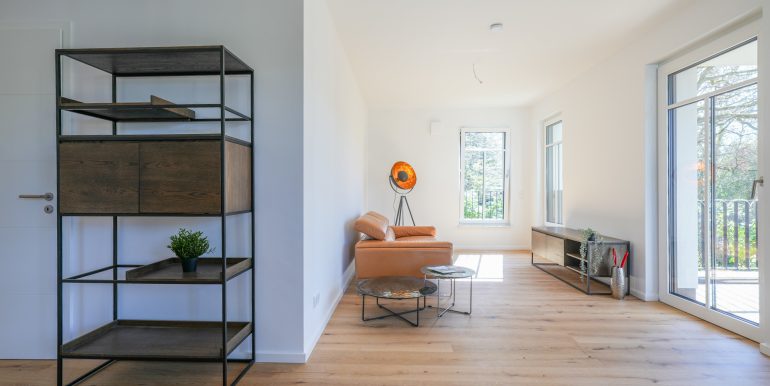 Blick ins Wohnzimmer