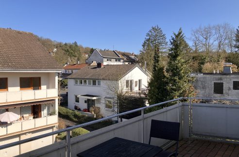 Ausblick vom Balkon