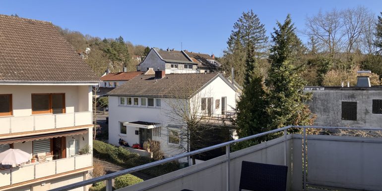 Ausblick vom Balkon