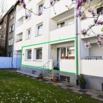 Gartenansicht der Wohnung