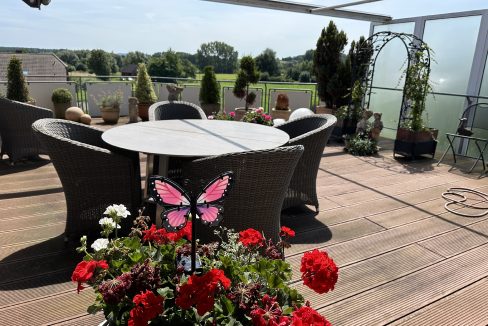50 m² Terrasse mit Ruhrtalblick
