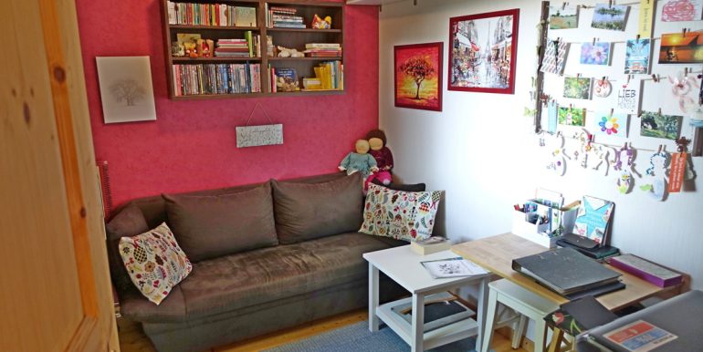 Platz für Gäste und Hobby