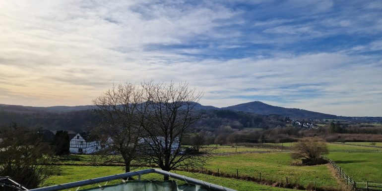 Blick vom Balkon