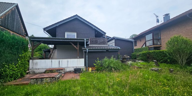 Rückansicht Terrasse