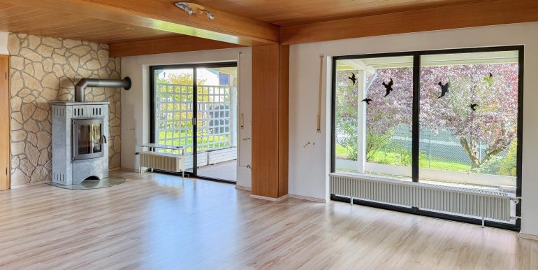 Schöner Blick in den Garten