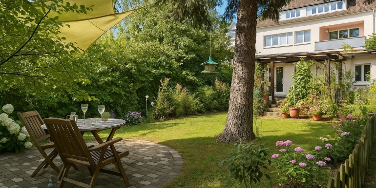 Garten Flügelanbau