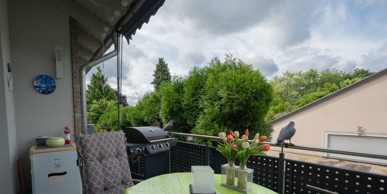 Überdachter Balkon