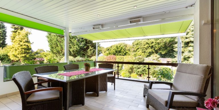 Terrasse am Wohnbereich