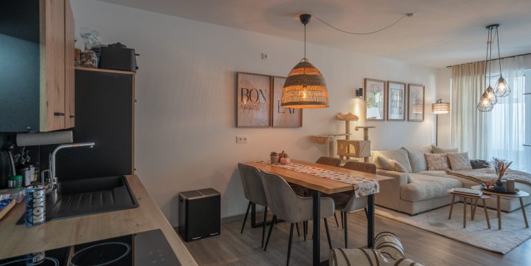 Wohn Ess Kochbereich