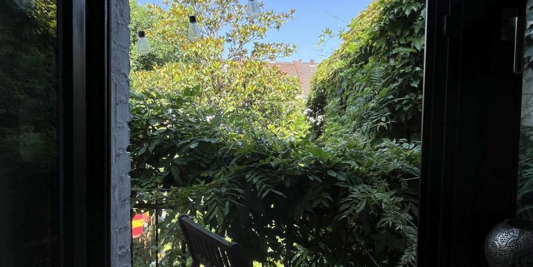 Blick vom Schlafzimmer