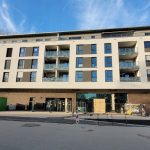 Seitliche Hausansicht