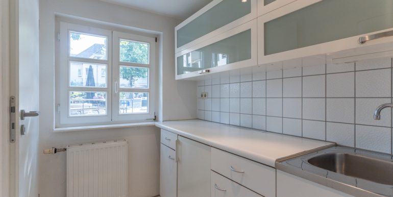 Küche mit Blick zum Marktplatz