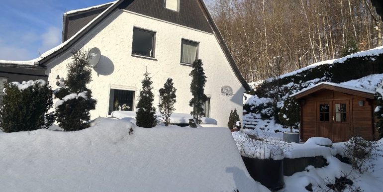 Giebelansicht Winter