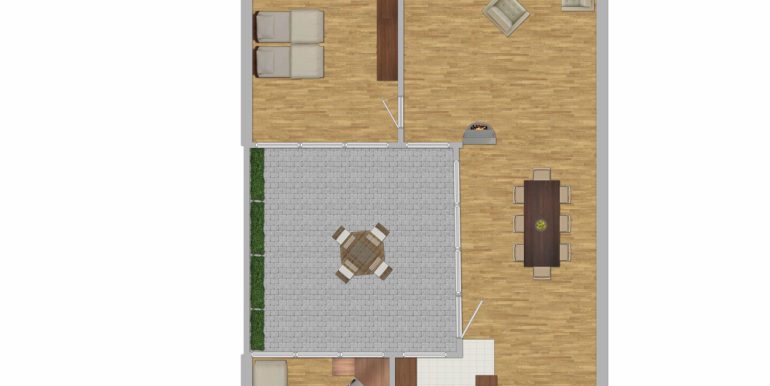 Grundriss neu möbliert