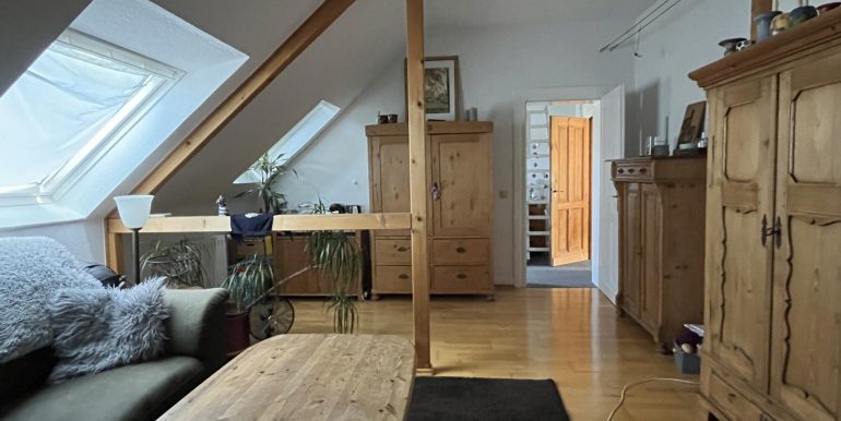 Ein weiterer Wohnraum im DG