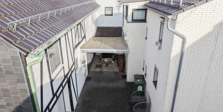 Innenhof zwischen den Gebäuden