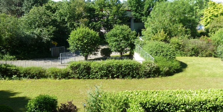 Balkonblick in der Sommerzeit