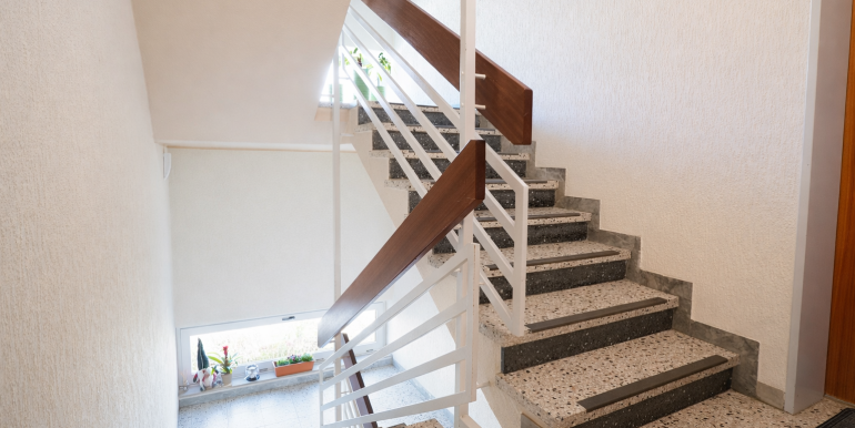 Das gepflegte treppenhaus