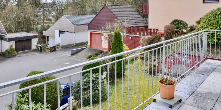 Ausblick vom Balkon (EG)