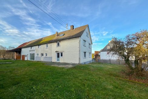 Hintere Gebäudeansicht