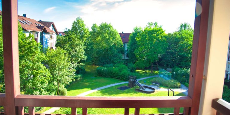 Ausblick Balkon