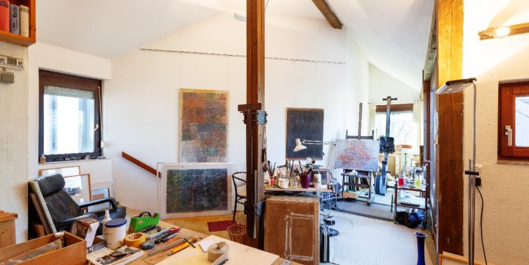 Dachgeschoss (derzeit Atelier)