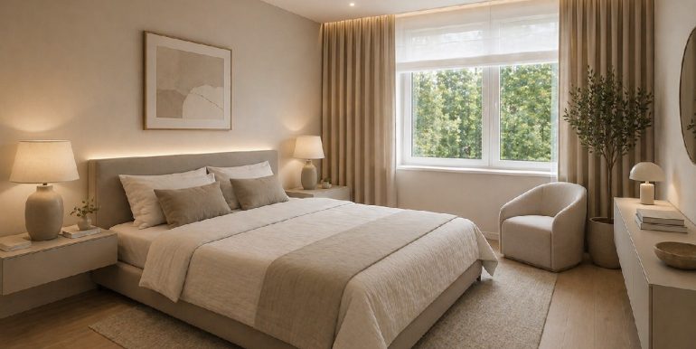 Schlafzimmer KI-generiert