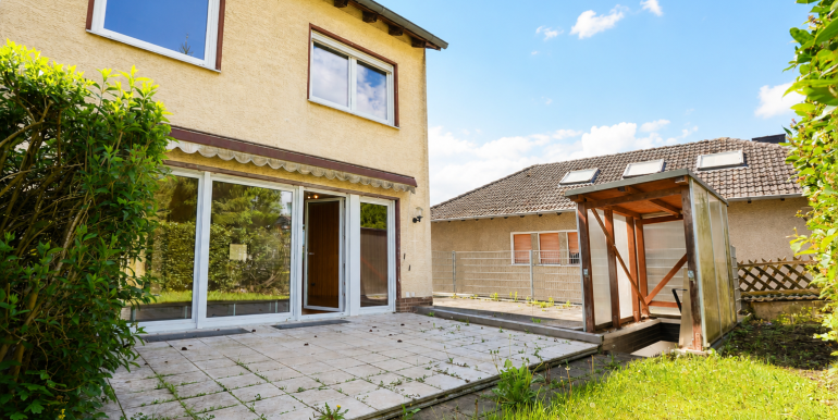 Terrasse und Garten