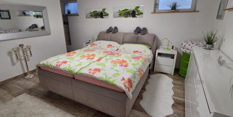 Schlafzimmer im Souterrain