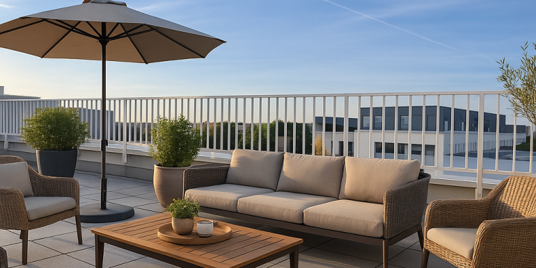 Dachterrasse (KI generiert)