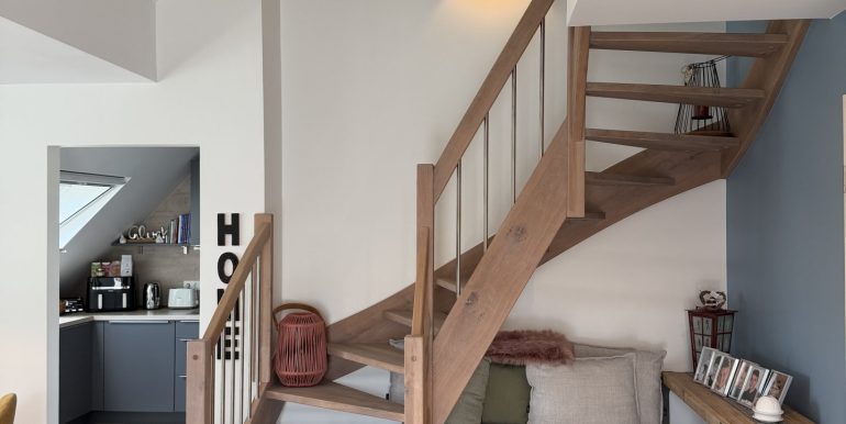 Treppe zum Spitzboden