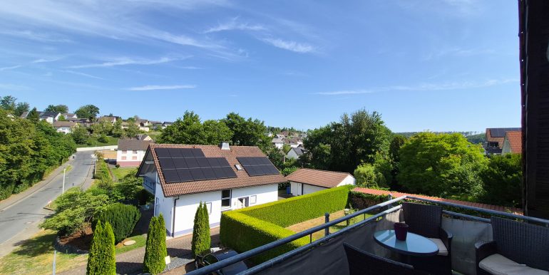 Weitblick vom Balkon