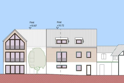 Ansicht Haus A,B,C