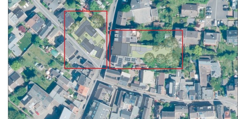 Luftbild mit Darstellung Gesamtprojekt