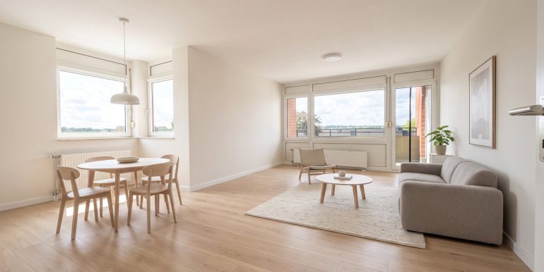 Wohn- Esszimmer Einrichtungsbeispiel