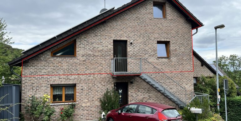 Außenansicht Maisonette Wohnung