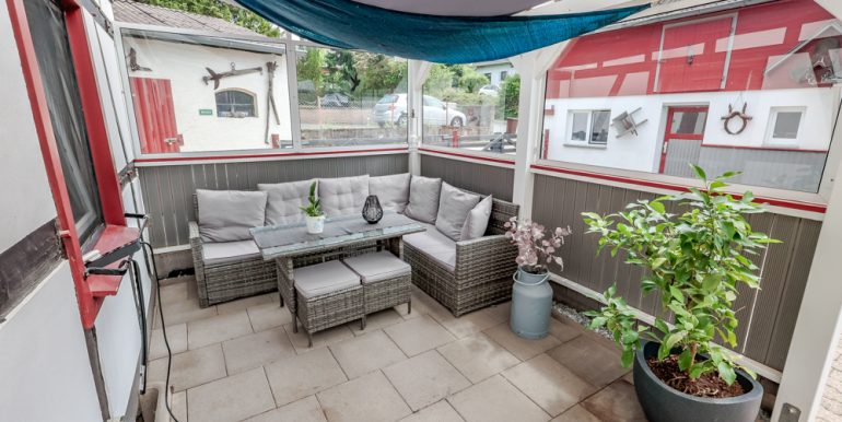 Terrasse Hofseite