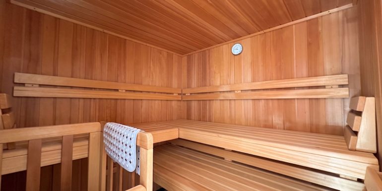 Badezimmer Sauna