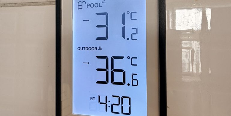 durchgängig warmer Pool