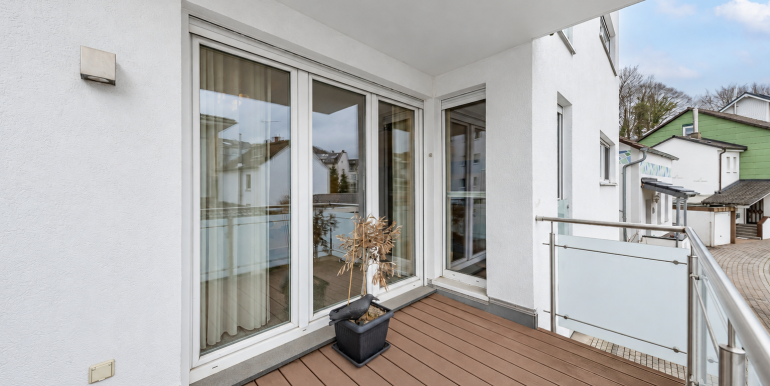 großzügiger Balkon