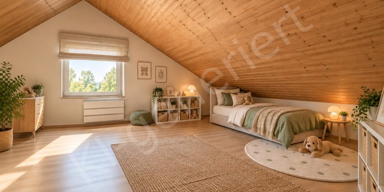 KI Generiert - Beispieleinrichtung - Kinderzimmer 1 (DG)